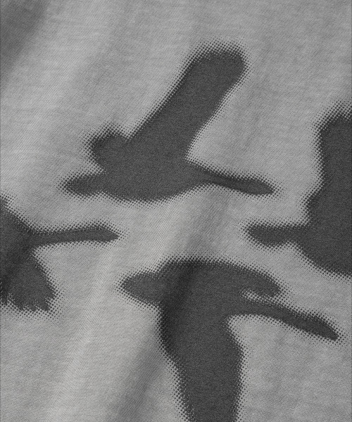 NONBLANK(ノンブランク)の「PAUSE BIRD HS Tシャツ_GREY(Tシャツ/カットソー・メンズ・グレー・MEDIUM/LARGE/X-LARGE)」の4枚目の写真
