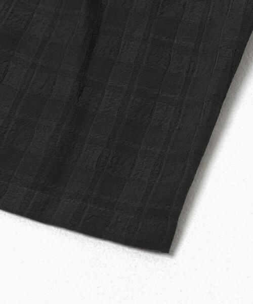 URBAN RESEARCH DOORS(アーバンリサーチドアーズ)の「シアーチェックオープンカラーシャツ(KIDS)(Tシャツ/カットソー・キッズ・ミント/ブラック・120/135)」の13枚目の写真