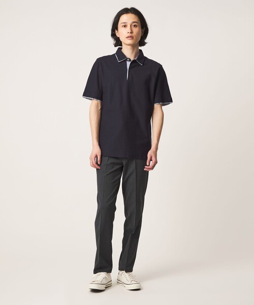 A DAY IN THE LIFE UNITED ARROWS(アデイインザライフユナイテッドアローズ)の「ダブルカラー ハニカム ポロシャツ<A DAY IN THE LIFE>(ポロシャツ・メンズ・ホワイト/ネイビー/コバルトブルー・XL/L/M)」の22枚目の写真