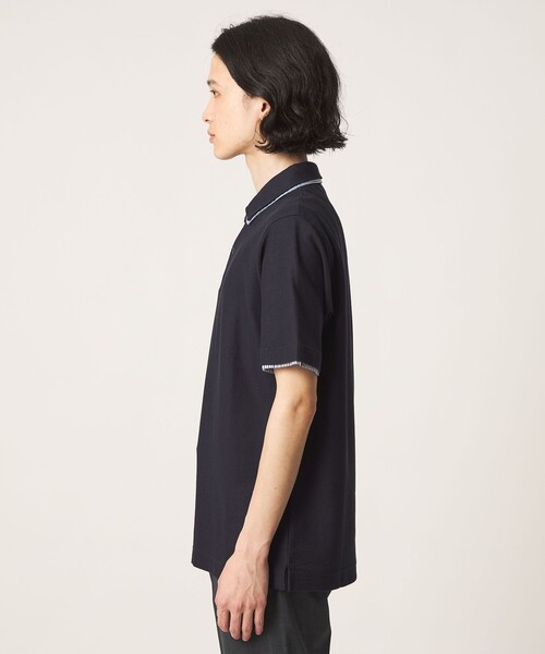 A DAY IN THE LIFE UNITED ARROWS(アデイインザライフユナイテッドアローズ)の「ダブルカラー ハニカム ポロシャツ<A DAY IN THE LIFE>(ポロシャツ・メンズ・ホワイト/ネイビー/コバルトブルー・XL/L/M)」の19枚目の写真