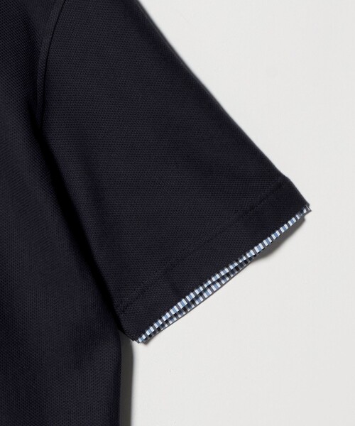 A DAY IN THE LIFE UNITED ARROWS(アデイインザライフユナイテッドアローズ)の「ダブルカラー ハニカム ポロシャツ<A DAY IN THE LIFE>(ポロシャツ・メンズ・ホワイト/ネイビー/コバルトブルー・XL/L/M)」の14枚目の写真