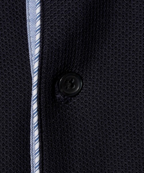 A DAY IN THE LIFE UNITED ARROWS(アデイインザライフユナイテッドアローズ)の「ダブルカラー ハニカム ポロシャツ<A DAY IN THE LIFE>(ポロシャツ・メンズ・ホワイト/ネイビー/コバルトブルー・XL/L/M)」の12枚目の写真