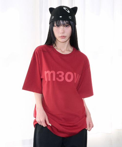 ITZAVIBE(イッザバイブ)の「M3OW T SHIRT - RED(Tシャツ/カットソー・レディース・その他・FREE)」の3枚目の写真