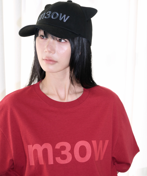 ITZAVIBE(イッザバイブ)の「M3OW T SHIRT - RED(Tシャツ/カットソー・レディース・その他・FREE)」の4枚目の写真