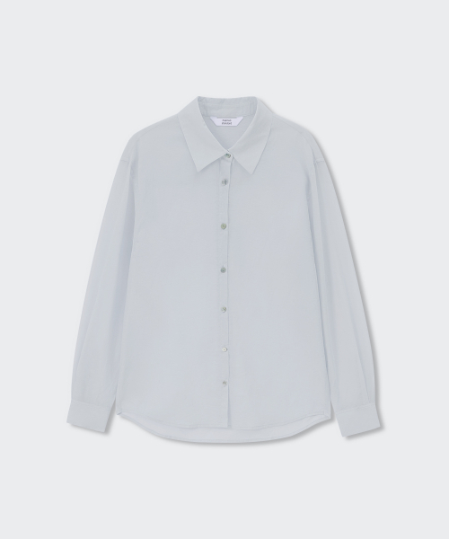 MUSINSA STANDARD WOMAN（ムシンサスタンダードウーマン）の「ウィメンズリラックスドシアシャツ[ライトブルー]（シャツ/ブラウス・レディース・その他・X-SMALL/SMALL/MEDIUM/LARGE）」の3枚目の写真