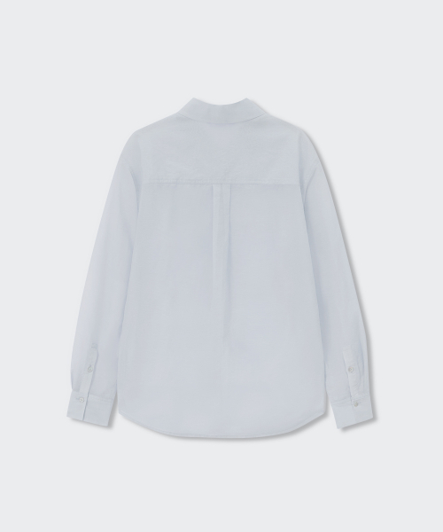 MUSINSA STANDARD WOMAN（ムシンサスタンダードウーマン）の「ウィメンズリラックスドシアシャツ[ライトブルー]（シャツ/ブラウス・レディース・その他・X-SMALL/SMALL/MEDIUM/LARGE）」の2枚目の写真