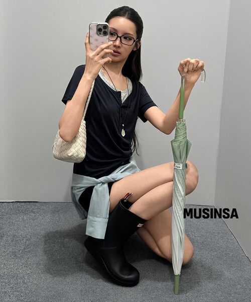 MUSINSA STANDARD WOMAN（ムシンサスタンダードウーマン）の「ウィメンズリラックスドシアシャツ[ライトブルー]（シャツ/ブラウス・レディース・その他・X-SMALL/SMALL/MEDIUM/LARGE）」の7枚目の写真