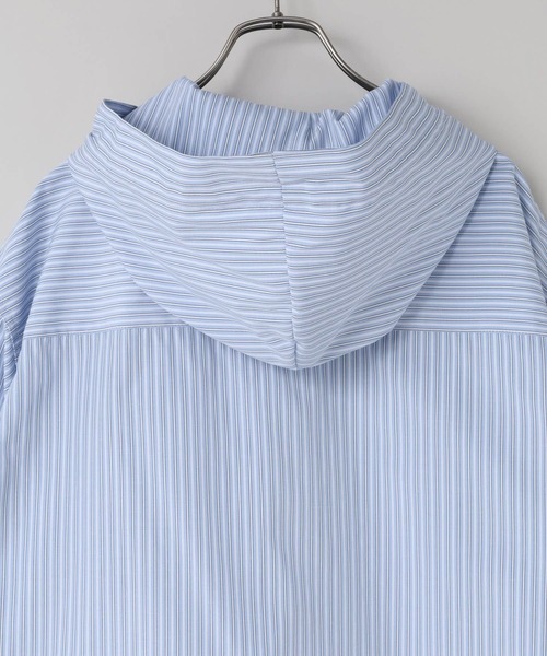 LOWRYS FARM(ローリーズファーム)の「【LFM(U)】ストライプフーディショートシャツSS 760995(シャツ/ブラウス・メンズ・ブラウン/ブルー・LARGE/MEDIUM)」の18枚目の写真