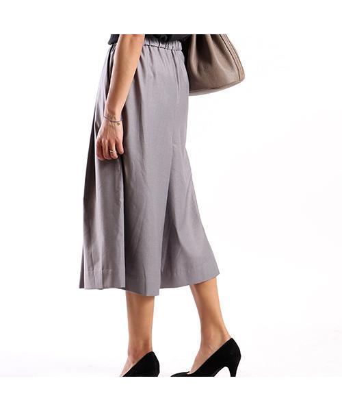 FREAK'S STORE（フリークスストア）の「タックフレアスカーチョ　-2016新作-（その他パンツ・レディース・ベージュ/ネイビー/グレー・SMALL/MEDIUM）」の17枚目の写真