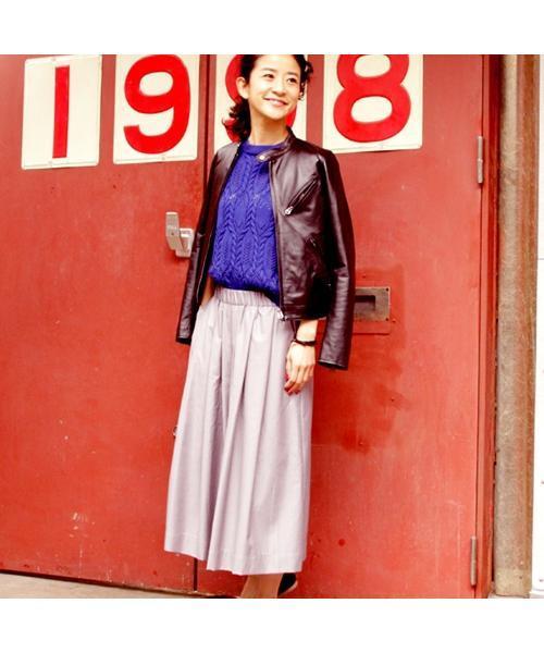 FREAK'S STORE（フリークスストア）の「タックフレアスカーチョ　-2016新作-（その他パンツ・レディース・ベージュ/ネイビー/グレー・SMALL/MEDIUM）」の19枚目の写真