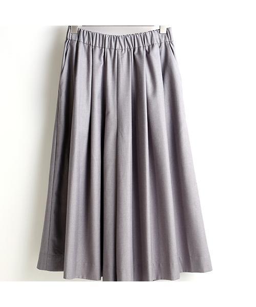 FREAK'S STORE（フリークスストア）の「タックフレアスカーチョ　-2016新作-（その他パンツ・レディース・ベージュ/ネイビー/グレー・SMALL/MEDIUM）」の20枚目の写真