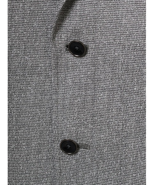 AOURE(アウール)の「【The First Class】ウールリネンメッシュジャケット(テーラードジャケット・メンズ・ネイビー/ライトグレー・MEDIUM/LARGE)」の6枚目の写真