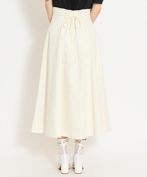 WILLSELECTION(ウィルセレクション)の「【セットアップ対応】デニムフレアスカート(スカート・レディース・オフホワイト/ネイビー/ピンク・FREE)」の18枚目の写真