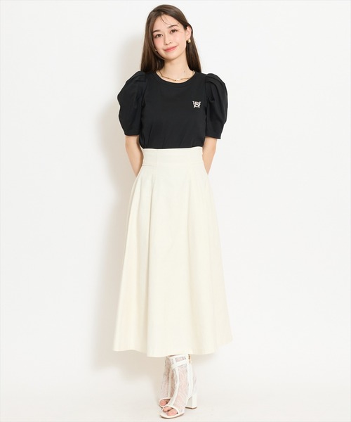 WILLSELECTION(ウィルセレクション)の「【セットアップ対応】デニムフレアスカート(スカート・レディース・オフホワイト/ネイビー/ピンク・FREE)」の15枚目の写真