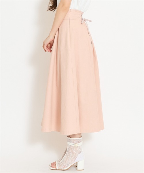 WILLSELECTION(ウィルセレクション)の「【セットアップ対応】デニムフレアスカート(スカート・レディース・オフホワイト/ネイビー/ピンク・FREE)」の4枚目の写真