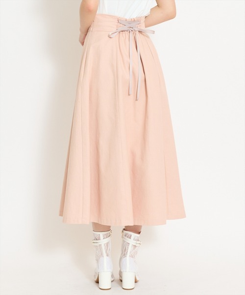 WILLSELECTION(ウィルセレクション)の「【セットアップ対応】デニムフレアスカート(スカート・レディース・オフホワイト/ネイビー/ピンク・FREE)」の5枚目の写真