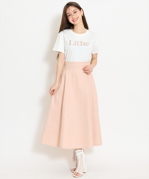 WILLSELECTION(ウィルセレクション)の「【セットアップ対応】デニムフレアスカート(スカート・レディース・オフホワイト/ネイビー/ピンク・FREE)」の10枚目の写真