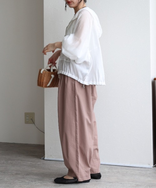zena(ジェナ)の「リネンボリュームサーカスパンツ(その他パンツ・レディース・ダークグリーン/オートミール/グレー系その他/ベージュ系その他/グリーン系その他/オレンジ・MEDIUM)」の19枚目の写真