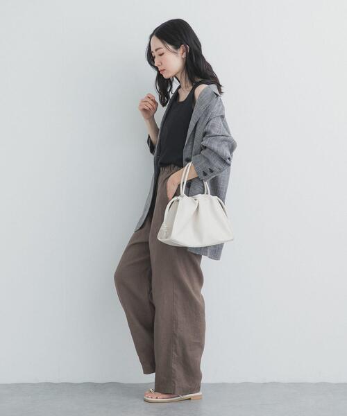 URBAN RESEARCH DOORS(アーバンリサーチドアーズ)の「異素材2WAYタンク(タンクトップ・レディース・ベージュ系その他/ブラック・FREE)」の17枚目の写真