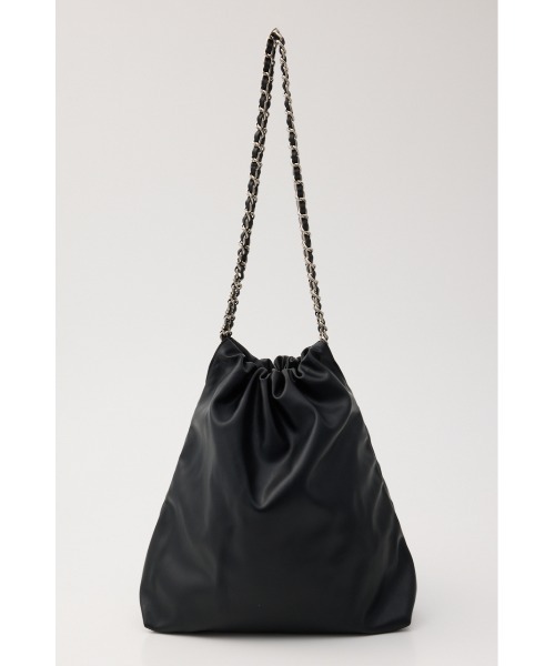 MOUSSY(マウジー)の「CHAIN CANVAS バッグ(ショルダーバッグ・レディース・アイボリー/ブラック・FREE)」の9枚目の写真