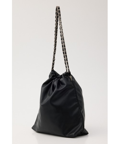 MOUSSY(マウジー)の「CHAIN CANVAS バッグ(ショルダーバッグ・レディース・アイボリー/ブラック・FREE)」の10枚目の写真