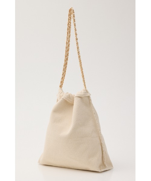 MOUSSY(マウジー)の「CHAIN CANVAS バッグ(ショルダーバッグ・レディース・アイボリー/ブラック・FREE)」の14枚目の写真