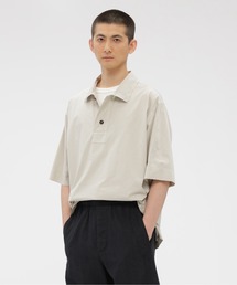 【MHL.】エムエイチエル　マーガレットハウエル　シャツ MARGARET HOWELL｜マーガレット・ハウエルのシャツ/ブラウス（グリーン