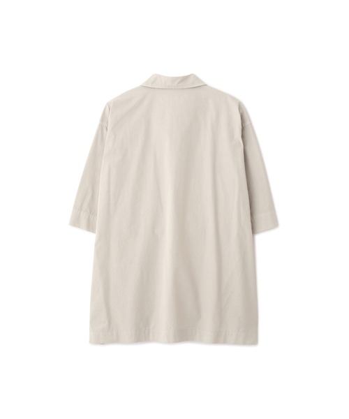 MHL.（エムエイチエル）の「COMPACT COTTON POPLIN（シャツ/ブラウス・メンズ・グレー/ライム・SMALL/MEDIUM/LARGE）」の6枚目の写真