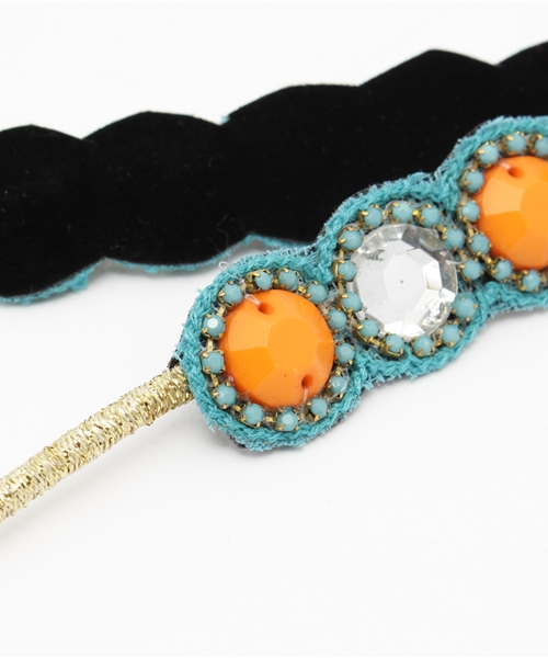 チャイハネ（チャイハネ）の「【チャイハネ】カラージュヘアバンド（ヘアバンド・レディース・ターコイズブルー/ピンク/ホワイト・FREE）」の11枚目の写真