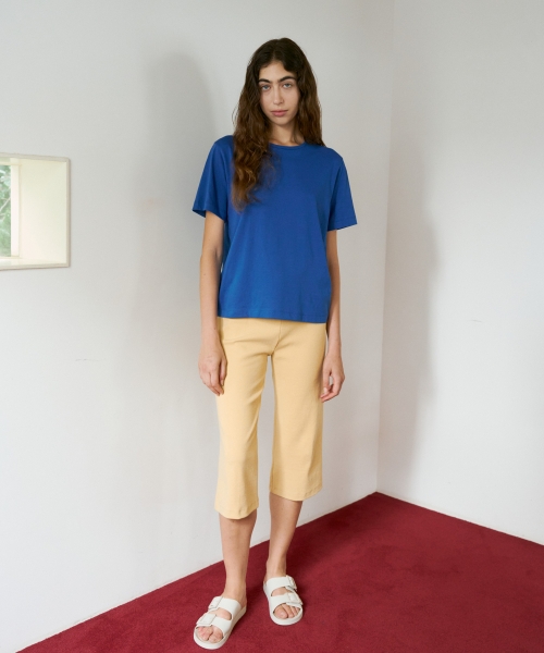 38COMEONCOMMON(38カモンコモン)の「Regular Light Cotton T-Shirts (Blue)(Tシャツ/カットソー・レディース・その他・FREE)」の2枚目の写真