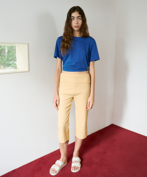 38COMEONCOMMON(38カモンコモン)の「Regular Light Cotton T-Shirts (Blue)(Tシャツ/カットソー・レディース・その他・FREE)」の3枚目の写真