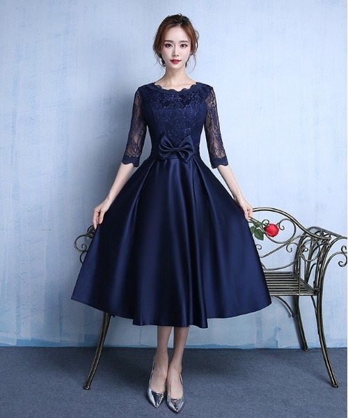 BACKYARD FAMILY(バックヤードファミリー)の「ドレス ワンピース pmydress01(ドレス・レディース・ネイビー/ブラック・M/XL/S/L)」の2枚目の写真