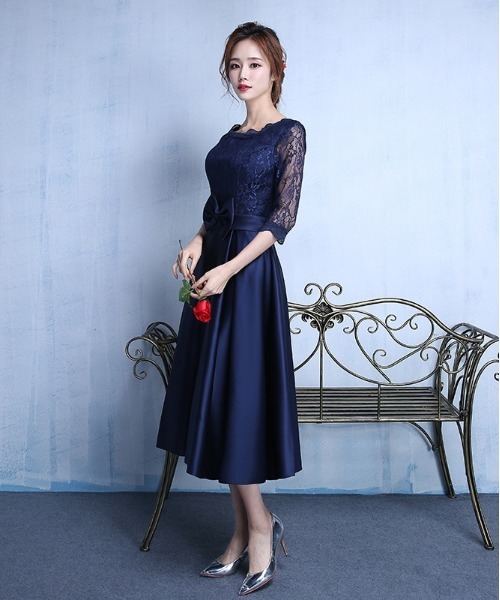 BACKYARD FAMILY(バックヤードファミリー)の「ドレス ワンピース pmydress01(ドレス・レディース・ネイビー/ブラック・M/XL/S/L)」の4枚目の写真