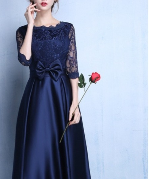 BACKYARD FAMILY(バックヤードファミリー)の「ドレス ワンピース pmydress01(ドレス・レディース・ネイビー/ブラック・M/XL/S/L)」の7枚目の写真