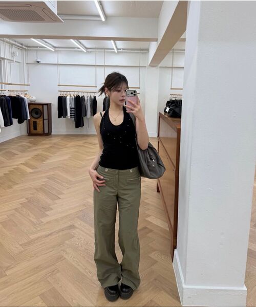 Midnight Move(ミッドナイトムーブ)の「double top (dark grey)(Tシャツ/カットソー・レディース・その他・FREE)」の9枚目の写真