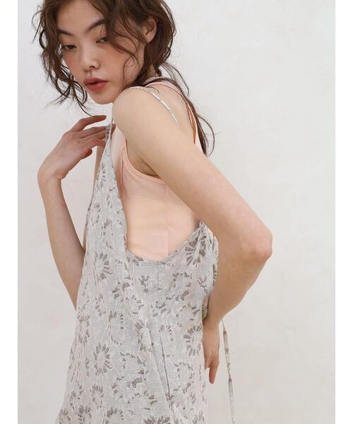 FIKA.(フィーカ)の「Flower cami overalls(サロペット/オーバーオール・レディース・ブラウン/ベージュ系・MEDIUM)」の11枚目の写真