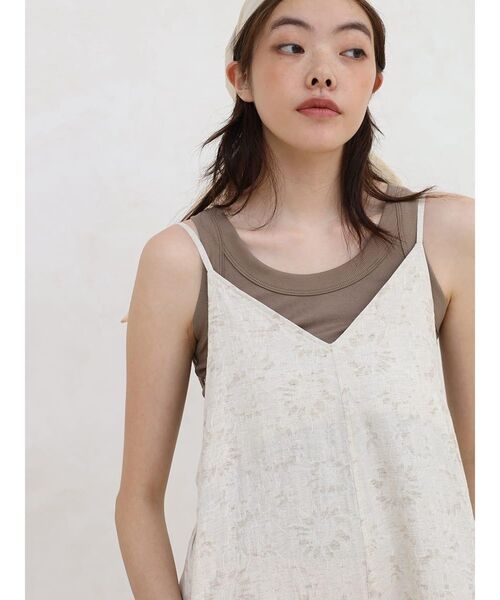 FIKA.(フィーカ)の「Flower cami overalls(サロペット/オーバーオール・レディース・ブラウン/ベージュ系・MEDIUM)」の18枚目の写真