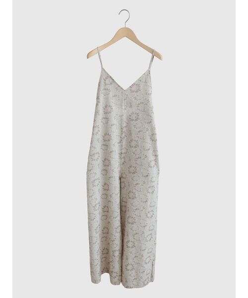 FIKA.(フィーカ)の「Flower cami overalls(サロペット/オーバーオール・レディース・ブラウン/ベージュ系・MEDIUM)」の3枚目の写真