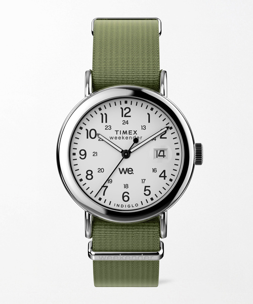 TIMEX(タイメックス)の「TIMEX Weekender 37 tx-tw2w85600(アナログ腕時計・レディース・シルバー・FREE)」の1枚目の写真