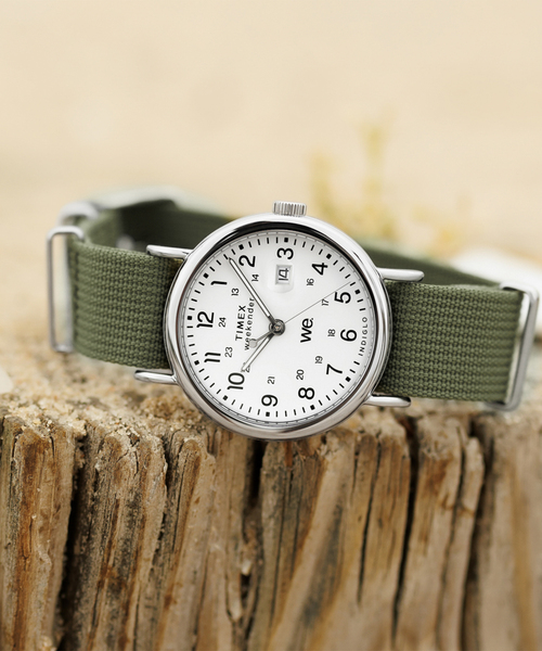 TIMEX(タイメックス)の「TIMEX Weekender 37 tx-tw2w85600(アナログ腕時計・レディース・シルバー・FREE)」の3枚目の写真