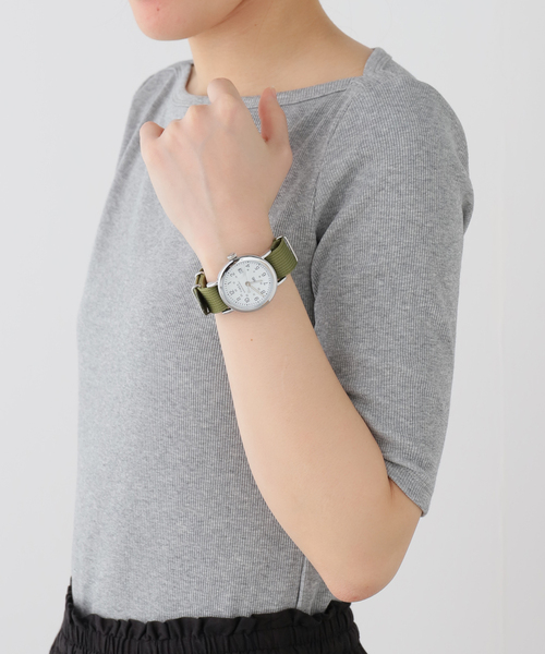 TIMEX(タイメックス)の「TIMEX Weekender 37 tx-tw2w85600(アナログ腕時計・レディース・シルバー・FREE)」の12枚目の写真