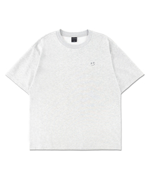 ANNOYED（アノイド）の「スマイルロゴ 半袖Tシャツ LQ7TU436_LIGHT GREY（Tシャツ/カットソー）」