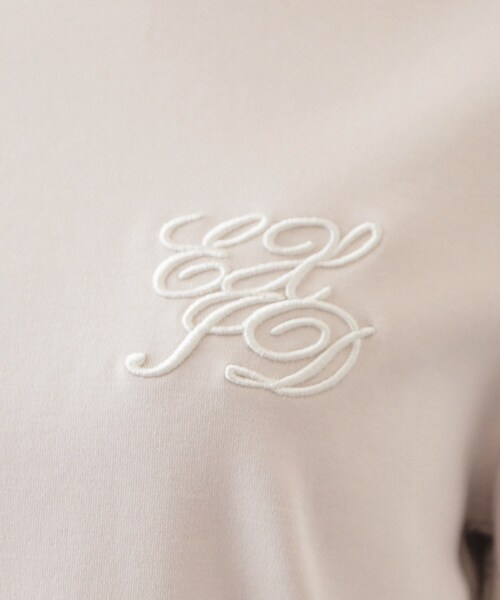 index（インデックス）の「【接触冷感】エンブレムロゴ刺繍Tシャツ《UVケア/洗濯機OK》（Tシャツ/カットソー・レディース・ブラウン系その他5/ナチュラル/チャコールグレー/オフホワイト・38/36/44/42/40）」の16枚目の写真