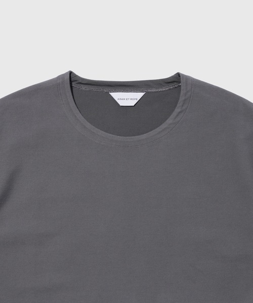 ADAM ET ROPE'(アダムエロペ)の「接触冷感【MINUS】スタンダードTシャツ/ストレッチ / 遮熱 / UVカット / 吸水拡散(Tシャツ/カットソー・メンズ・ホワイト/ネイビー/チャコールグレー/ブラック・M/L)」の5枚目の写真