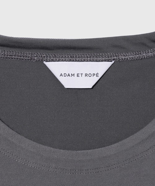 ADAM ET ROPE'(アダムエロペ)の「接触冷感【MINUS】スタンダードTシャツ/ストレッチ / 遮熱 / UVカット / 吸水拡散(Tシャツ/カットソー・メンズ・ホワイト/ネイビー/チャコールグレー/ブラック・M/L)」の6枚目の写真