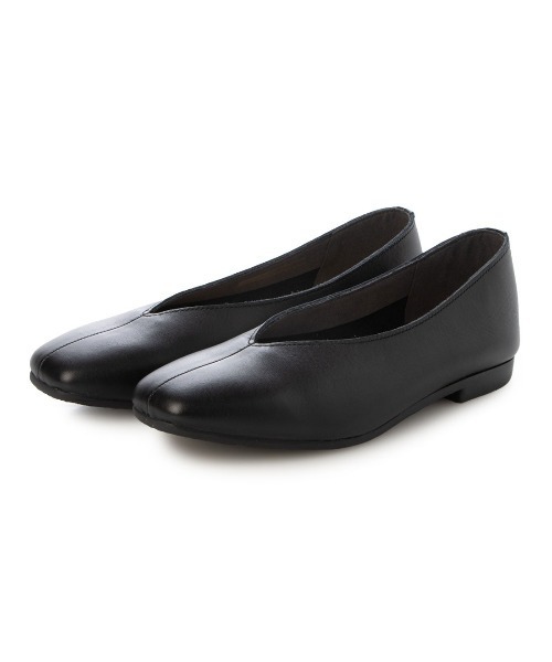 ing(イング)の「スクエアトゥVカットパンプス(パンプス・レディース・アイボリー/シルバー/ブラック・22.5cm/23cm/24cm/23.5cm/24.5cm)」の3枚目の写真
