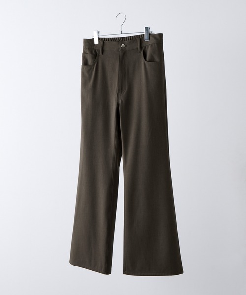 CLEL(クレイル)の「【CLEL】Grace Cloth Pantalon Slacks / グレイスクロス パンタロンスラックス(スラックス・メンズ・ブラック/ダークウッド/グレー・M/XS/L/S)」の6枚目の写真