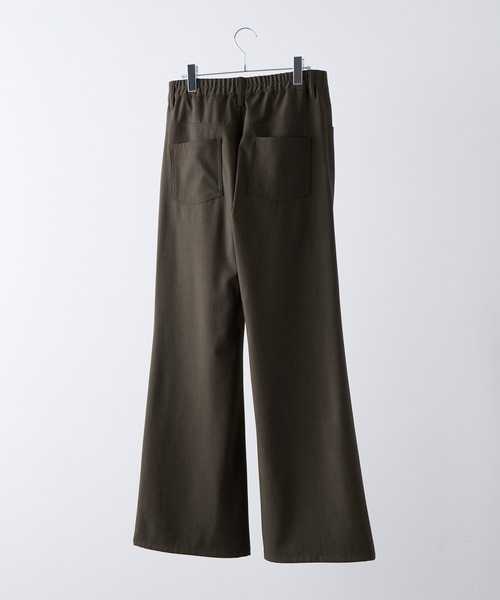 CLEL(クレイル)の「【CLEL】Grace Cloth Pantalon Slacks / グレイスクロス パンタロンスラックス(スラックス・メンズ・ブラック/ダークウッド/グレー・M/XS/L/S)」の7枚目の写真