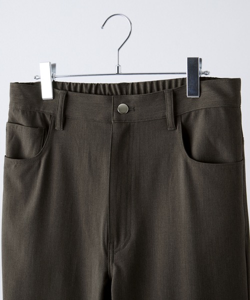 CLEL(クレイル)の「【CLEL】Grace Cloth Pantalon Slacks / グレイスクロス パンタロンスラックス(スラックス・メンズ・ブラック/ダークウッド/グレー・M/XS/L/S)」の9枚目の写真