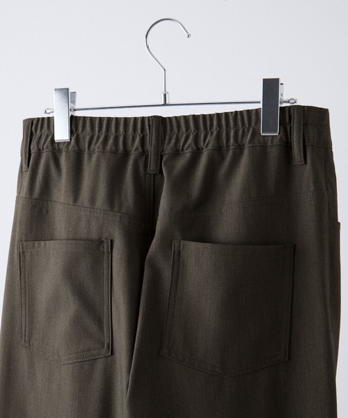 CLEL(クレイル)の「【CLEL】Grace Cloth Pantalon Slacks / グレイスクロス パンタロンスラックス(スラックス・メンズ・ブラック/ダークウッド/グレー・M/XS/L/S)」の10枚目の写真